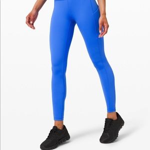Lululemon Speed Up MR Tight 28” Blue Size 4